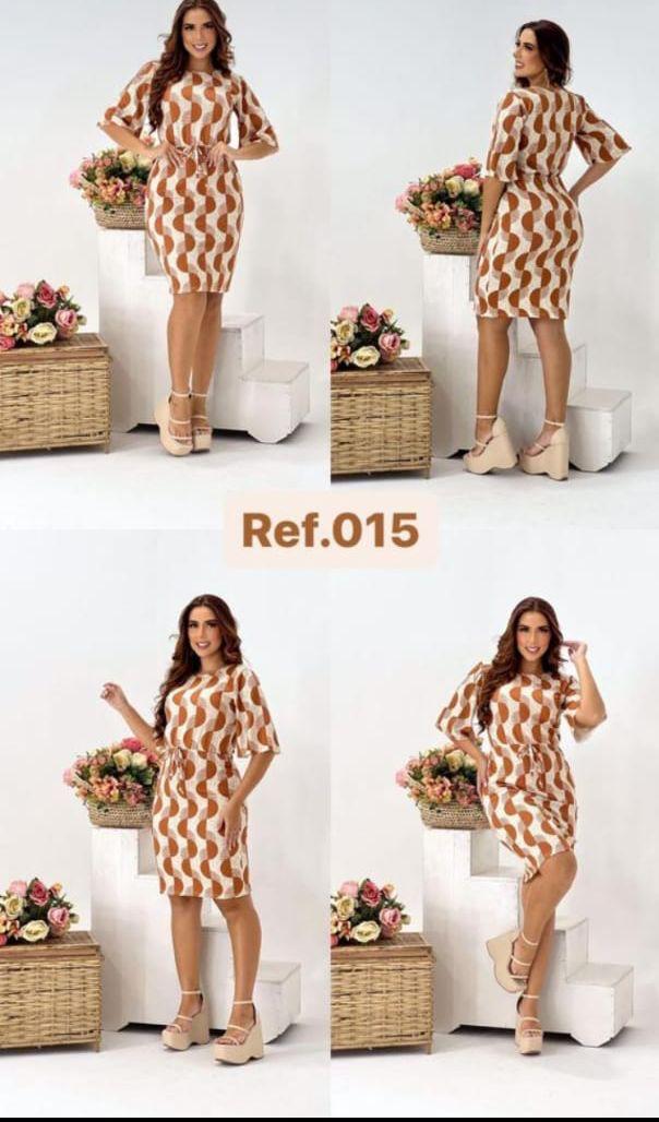 Vestido midi estampado